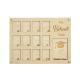 Wooden School Years Picture Frame Kindergarten To Senior Graduation Multi Slots Photo Display Wall Decor Children School Memory Keepsake Frame