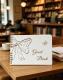 Customizable Wooden Cover Wedding Guest Book With Bow Engraving, Wedding Guest Sign-in Book For Cross-border Sale