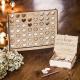 Wooden Heart Wedding Guest Book, Rustic Drop Box Sign Board With Keepsake Hearts