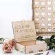 Wooden Heart Wedding Guest Book, Rustic Drop Box Sign Board With Keepsake Hearts