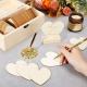 Wooden Heart Guest Book For Wedding Baby Shower Bridal Shower With Pen
