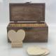 Wooden Heart Guest Book For Wedding Baby Shower Bridal Shower With Pen