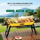 Foldable BBQ Charcoal Barbecue Grill Steel Stainless Garden Picnic Camping Stove