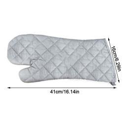 1 Piece Extra Long Oven Glove Mitts Heat Resistant Professional Flame Heat Proof Oven