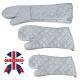 1 Piece Extra Long Oven Glove Mitts Heat Resistant Professional Flame Heat Proof Oven