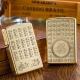 Windproof Open-Flame Retro Solid-Copper Emery Wheel Lighter With Five-Sided Carving