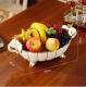 Luxury Fruit Platter European-Style Fruit Bowl Ceramic Decorative Fruit Basin Living Room Coffee Table Ornament