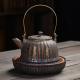 Coarse Ceramic Teapot  Kiln-transformation Pottery Gongfu Tea Set For Home Tea Brewing