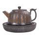 Coarse Ceramic Teapot  Kiln-transformation Pottery Gongfu Tea Set For Home Tea Brewing