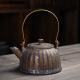 Coarse Ceramic Teapot  Kiln-transformation Pottery Gongfu Tea Set For Home Tea Brewing