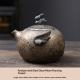 Coarse Ceramic Teapot  Kiln-transformation Pottery Gongfu Tea Set For Home Tea Brewing