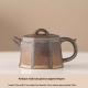 Coarse Ceramic Teapot  Kiln-transformation Pottery Gongfu Tea Set For Home Tea Brewing
