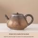 Coarse Ceramic Teapot  Kiln-transformation Pottery Gongfu Tea Set For Home Tea Brewing