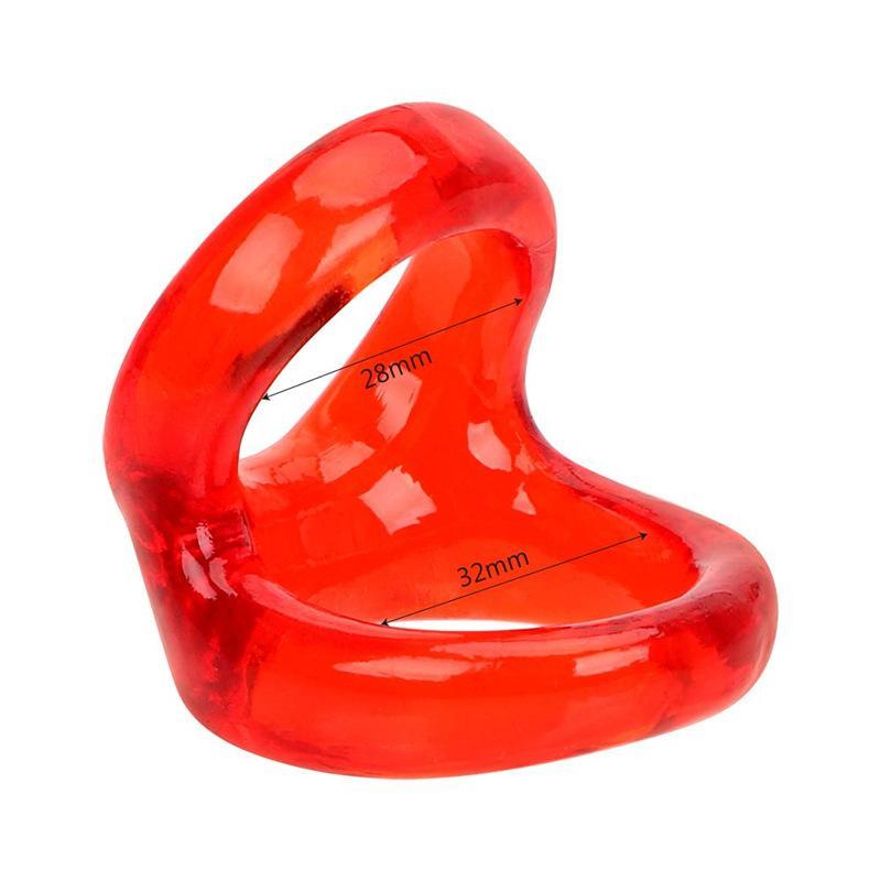 Male Vibration Sperm Lock Ring, USB Rechargeable Delay Ring, TPE Double-Ring Sperm Retention Device