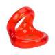 Male Vibration Sperm Lock Ring, USB Rechargeable Delay Ring, TPE Double-Ring Sperm Retention Device