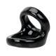 Male Vibration Sperm Lock Ring, USB Rechargeable Delay Ring, TPE Double-Ring Sperm Retention Device