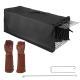 1Pc Humane Cat Trap Cage With Waterproof Cover Gloves Catch Release Live Animal Rodent Cage Collapsible Galvanized Wire For Raccoons Beavers Groundhogs Foxes Armadillos