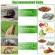1Pc Humane Cat Trap Cage With Waterproof Cover Gloves Catch Release Live Animal Rodent Cage Collapsible Galvanized Wire For Raccoons Beavers Groundhogs Foxes Armadillos