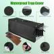 1Pc Humane Cat Trap Cage With Waterproof Cover Gloves Catch Release Live Animal Rodent Cage Collapsible Galvanized Wire For Raccoons Beavers Groundhogs Foxes Armadillos