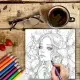 28 Pages Fairy Coloring Book Coloring Book For Adult Stress Reduction Colouring Book Valentines Day Gifting, Birthday Party Gift, Drawing Supplies, Christmas Gift, Back To School Supplies