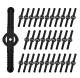 32Pcs Plastic Blades Fit For D0102HGP2XU Replacement For Cordless Weed Trimmer