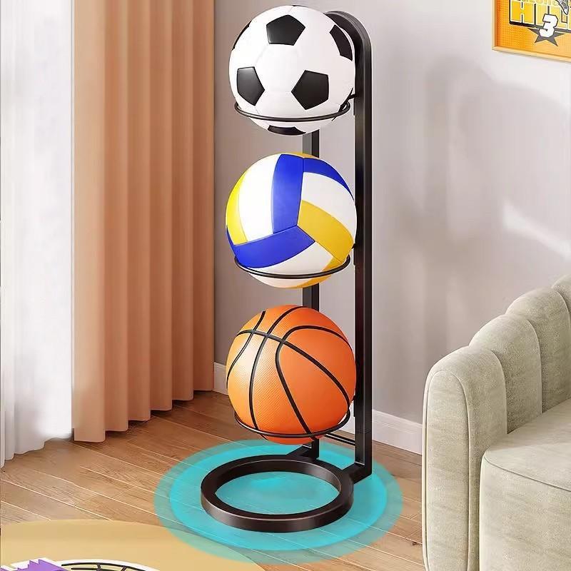 Basketball Ball Storage Rack Football Volleyball Basket Stand Holder Organizer