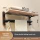 Household Walnut Double-Fold Towel Rack
