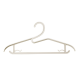 Skewed shoulder collar hanger-ivory white-pp-1 piece - Option1