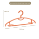 Non-slip wide shoulder clothes rack-orange-pp-1 piece