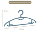 Non-slip wide shoulder clothes rack-orange-pp-1 piece