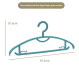 Non-slip wide shoulder clothes rack-orange-pp-1 piece