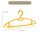 Non-slip wide shoulder clothes rack-orange-pp-1 piece
