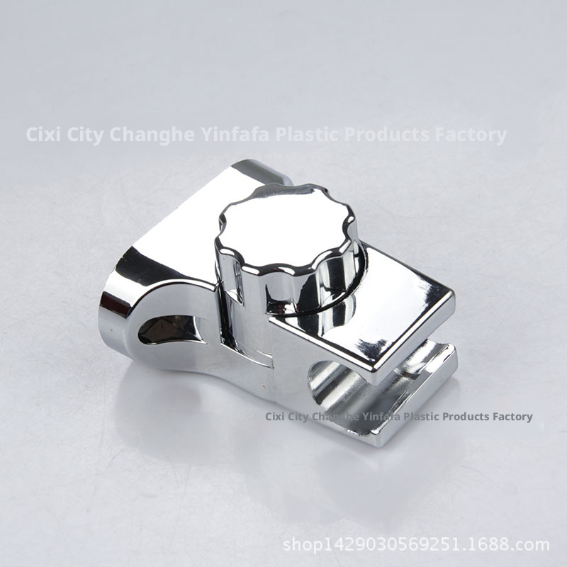 Adjustable shower base-silver-ABS plating-1 piece - Option1