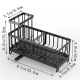Kitchen Sink Caddy Rack Sponge Holder Soap Dish Drain Storage Organizer Brush Holder
