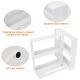 1Pc Swivel Cabinet Organizer Revolving Kitchen Rack Spice Organizer For Cabinet Condiment Holder Shelf