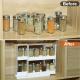1Pc Swivel Cabinet Organizer Revolving Kitchen Rack Spice Organizer For Cabinet Condiment Holder Shelf