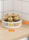 Kitchen Shelf Floor-standing Rotating Spice Rack Carbon Steel