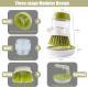 Soap Dispenser Dish Brush Palm Brush Scrub Brush Equipped With Storage Bracket And Drainage Base,Easy To Clean Kitchen Utensils And Sink,  For Cleaning Pan, Pot, Sink