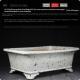 Antique Floating Mouth Deep Rectangular Pot Rhododendron And Begonia Flower Pot