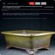 Antique Floating Mouth Deep Rectangular Pot Rhododendron And Begonia Flower Pot