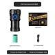 Bright Eight-Eye Monster High-Intensity Flashlight Rechargeable For Outdoor Use