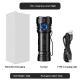 Bright Eight-Eye Monster High-Intensity Flashlight Rechargeable For Outdoor Use