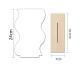 Irregular-shaped Makeup Mirror Photo Prop