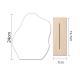 Irregular-shaped Makeup Mirror Photo Prop