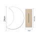 Irregular-shaped Makeup Mirror Photo Prop