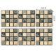 MSC025-042 Foreign Trade Bestseller 3D Mosaic Tile Stickers