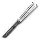 Suifeng Squid Nautilus V2 Inner-Stop Nautilus Butterfly Knife, Unsharpened, G10 Handle, PracticeTraining Knife