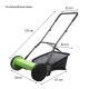 Hand-push Lawn Mower Multi-purpose Grass Cutter