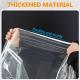 Transparent Clothes Garment Rail Rack Strong Zipped Cover Clear Protective Zip..Garments Rail Not Include In This Sale Only Clear Rail Cover