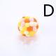 Cat Toy Colorful Plush Ball, Sounding Multi-color Rainbow Ball